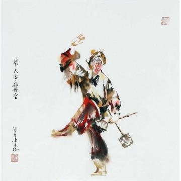 李文培国画人物孙悟空003字画之家