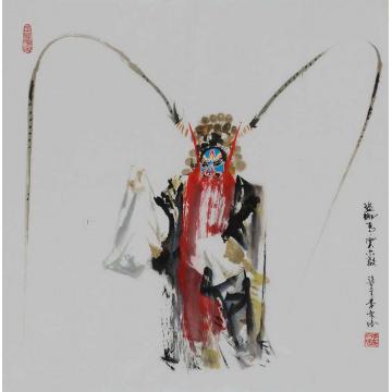 李文培国画人物窦尔敦003字画之家