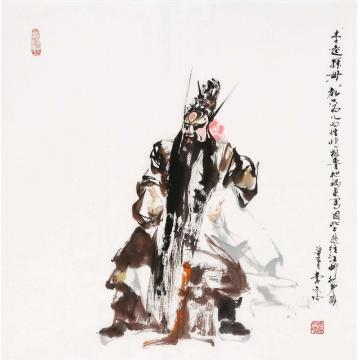 李文培国画人物李逵字画之家