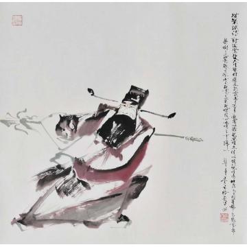 李文培国画人物曹操字画之家