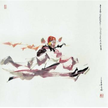 李文培国画人物孙悟空005字画之家