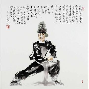 李文培国画人物杨香武字画之家