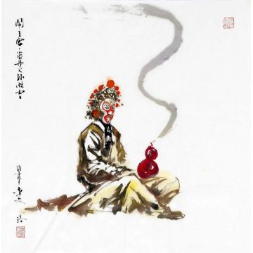 李文培国画人物孙悟空006字画之家