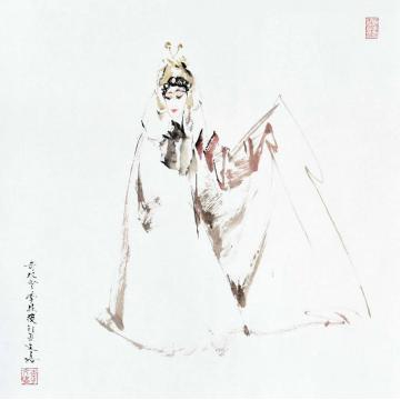 李文培国画人物李桂枝字画之家