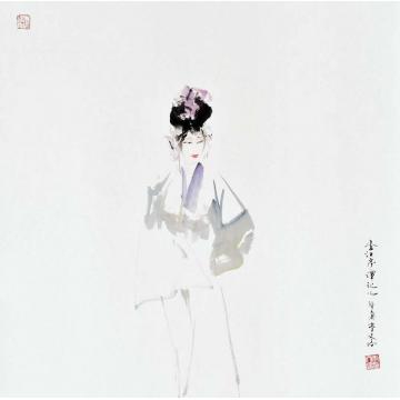 李文培国画人物谭记儿字画之家
