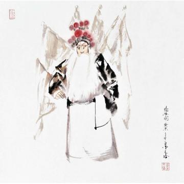 李文培国画人物黄忠字画之家