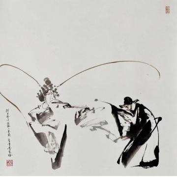 李文培国画人物周瑜001字画之家