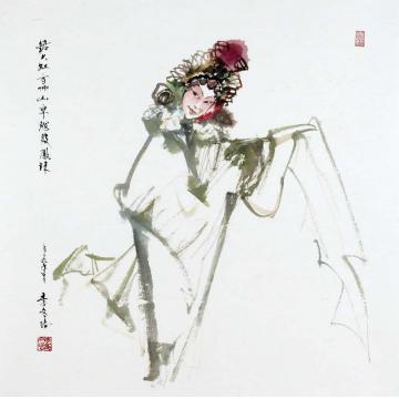 李文培国画人物殷凤妹字画之家