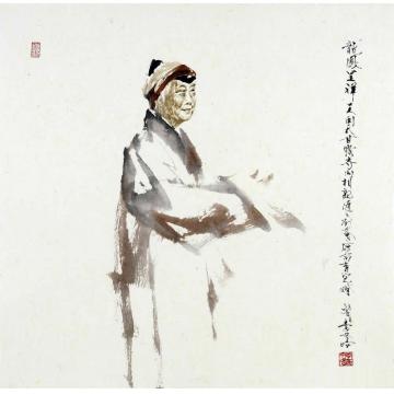 李文培国画人物吴国太字画之家