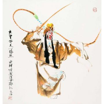 李文培国画人物孙悟空007字画之家