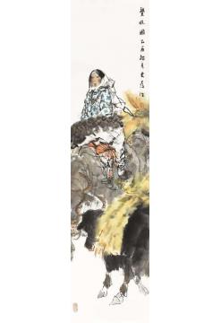刘大为国画人物牧歌四条屏字画之家