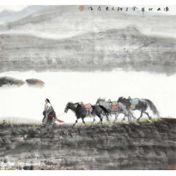 刘大为国画人物冻土地带字画之家