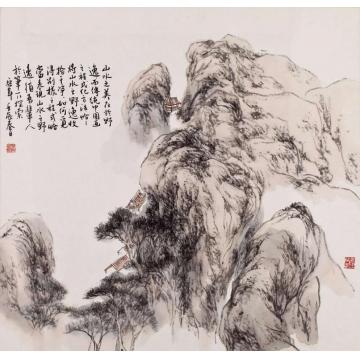 陈宏年国画山水山水之美在于野逸字画之家
