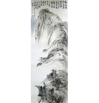 陈宏年国画山水翻山越岭涉水过溪字画之家