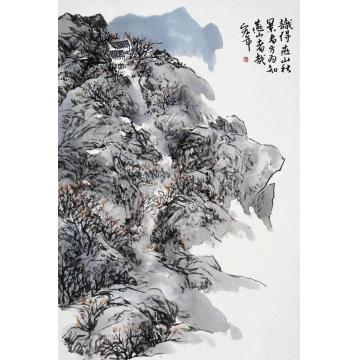 陈宏年国画山水燕山秋景字画之家