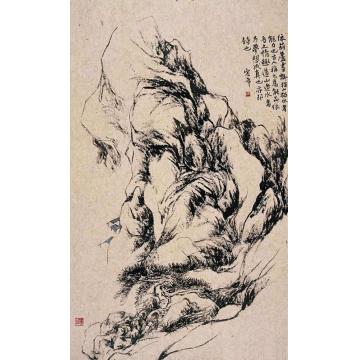陈宏年国画山水水墨山水作品(7)字画之家
