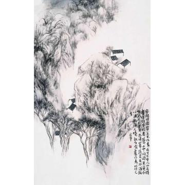 陈宏年国画山水水墨山水作品(11)字画之家