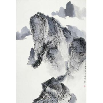 陈宏年国画山水水墨山水作品(15)字画之家