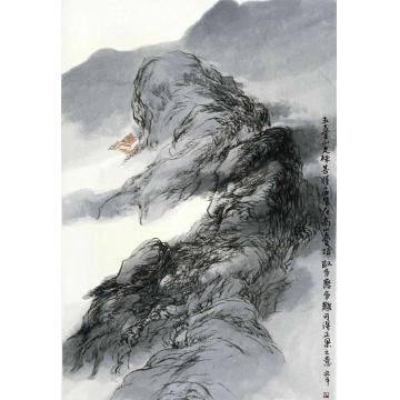 陈宏年国画山水水墨山水作品(18)字画之家