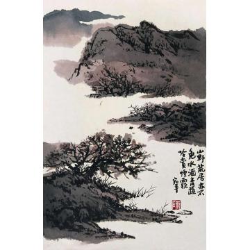 陈宏年国画山水水墨山水作品(24)字画之家
