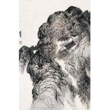 陈宏年国画山水水墨山水作品(26)字画之家