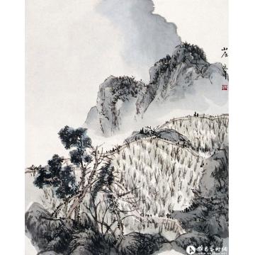 陈宏年国画山水水墨山水作品(30)字画之家