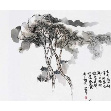 陈宏年国画山水水墨山水作品(39)字画之家