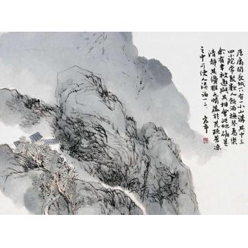 陈宏年国画山水水墨山水作品(46)字画之家