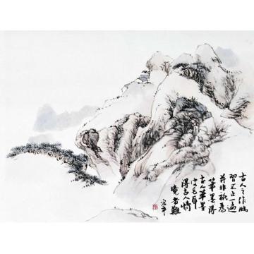 陈宏年国画山水水墨山水作品(51)字画之家