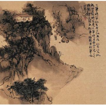 陈宏年国画山水水墨山水作品(55)字画之家