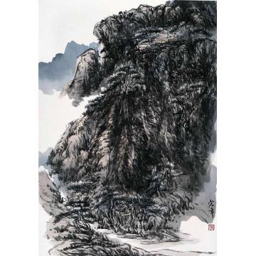 陈宏年国画山水水墨山水作品(62)字画之家