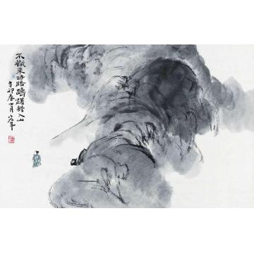 陈宏年国画山水水墨山水作品(68)字画之家