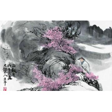 陈宏年国画山水水墨山水作品(73)字画之家