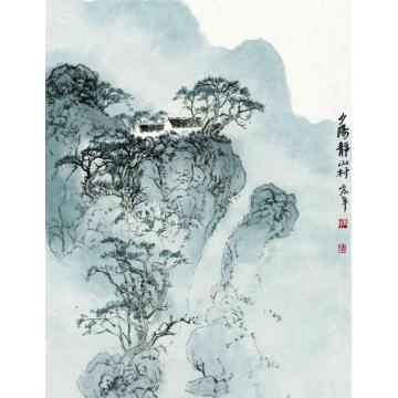 陈宏年国画山水水墨山水作品(79)字画之家