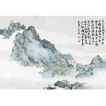 陈宏年国画山水水墨山水作品(81)字画之家