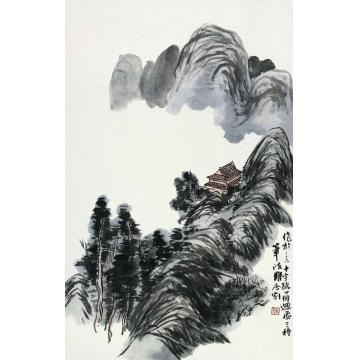 陈宏年国画山水水墨山水作品(91)字画之家