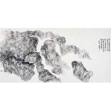 陈宏年国画山水水墨山水作品(96)字画之家