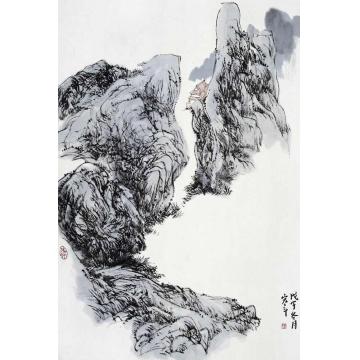 陈宏年国画山水水墨山水作品(99)字画之家
