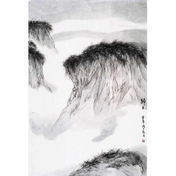 陈宏年国画山水水墨山水作品(101)字画之家