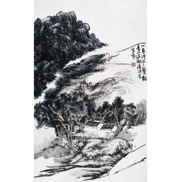陈宏年国画山水水墨山水作品(108)字画之家