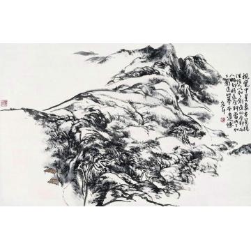 陈宏年国画山水水墨山水作品(111)字画之家