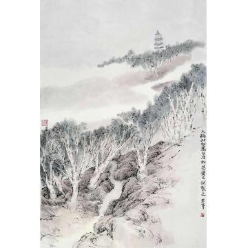 陈宏年国画山水水墨山水作品(118)字画之家
