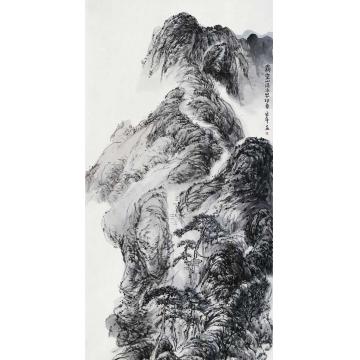 陈宏年国画山水水墨山水作品(122)字画之家
