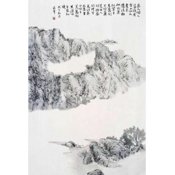 陈宏年国画山水水墨山水作品(124)字画之家