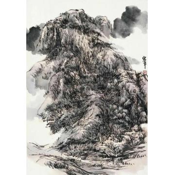 陈宏年国画山水水墨山水作品(130)字画之家