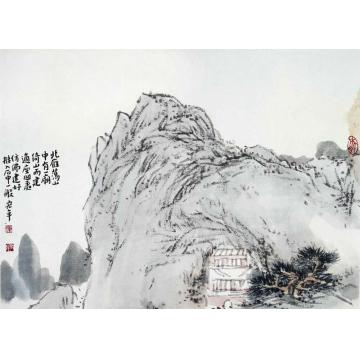 陈宏年国画山水水墨山水作品(133)字画之家