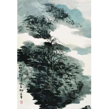 陈宏年国画山水水墨山水作品(137)字画之家