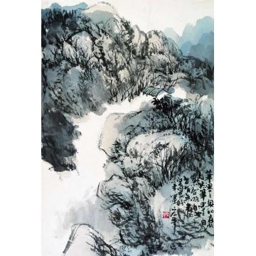 陈宏年国画山水水墨山水作品(140)字画之家