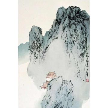陈宏年国画山水水墨山水作品(142)字画之家