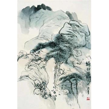 陈宏年国画山水水墨山水作品(144)字画之家
